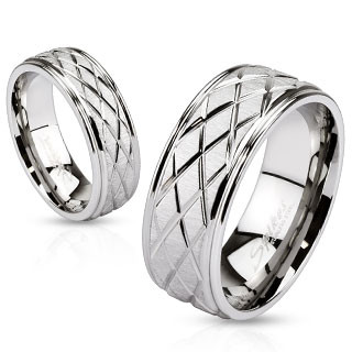 Ocelový prsten Spikes 2621