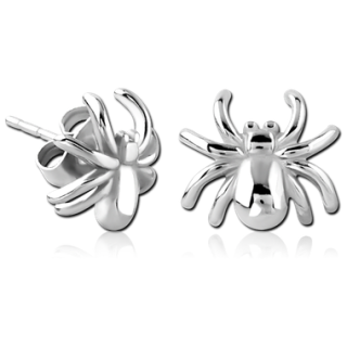 Náušnice chirurgická ocel SESCES637- Pavouček