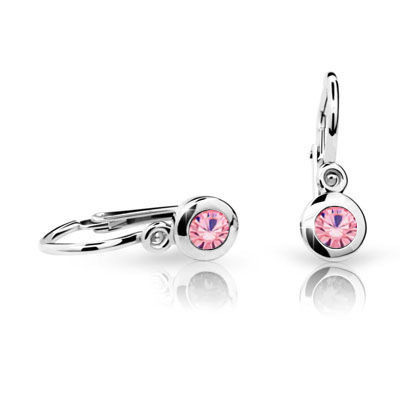 Dětské náušnice Cutie C1537B Pink