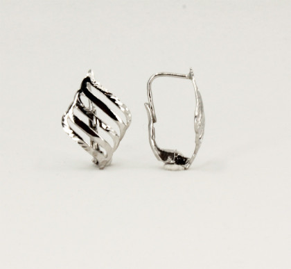 Moderní stříbrné náušnice 311664002