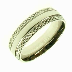 Ocelový prsten R1338