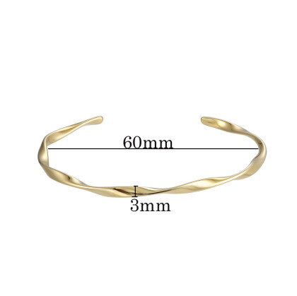 Dámský náramek bangle z chirurgické oceli MBSG202