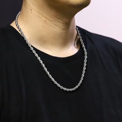 Stylový řetízek z chirurgické oceli pro muže NSS905