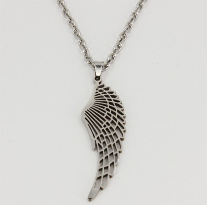 Ocelový náhrdelník křídlo WJHC1224