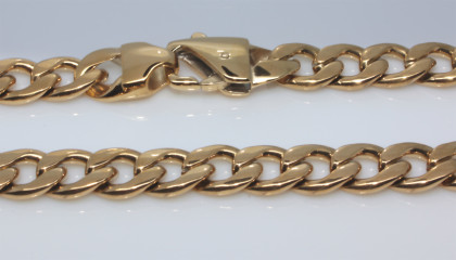 Pozlacený pánský náhrdelník chirurgická ocel WJHN82N-GD