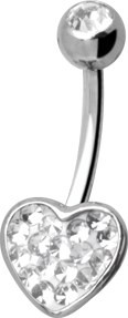 Piercing Swarovski AXHeart01 A