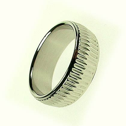 Ocelový prsten 922