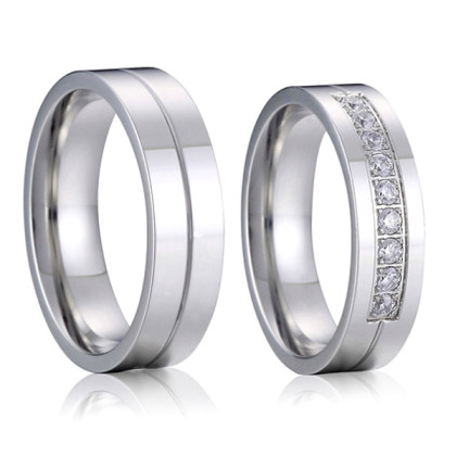 Ocelové snubní prsteny SPPL018