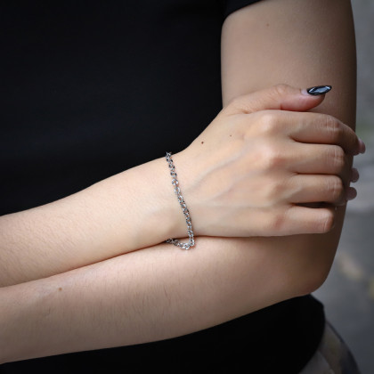 Stylový náramek z chirurgické oceli BSS999