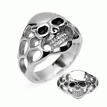 Ocelový prsten Spikes 7685
