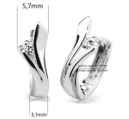 Dámské náušnice zlaté Cutie Jewellery Z6434B