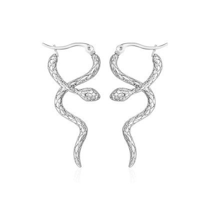 Hadí ocelové náušnice WJHE839ST