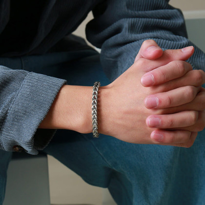 Ocelový náramek SEBR946