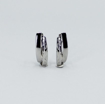 Visací stříbrné náušnice se zirkony 312864001