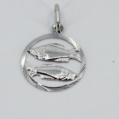 Stříbrný přívěsek se znamením Ryby 3035840010