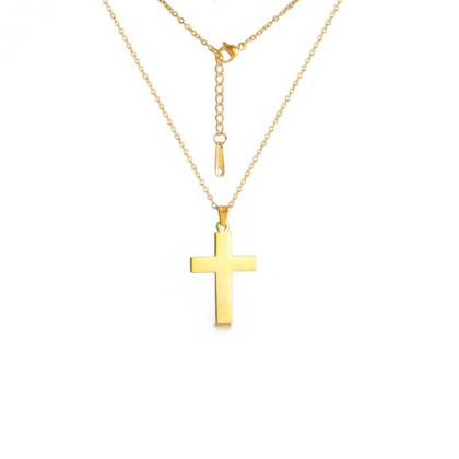 Elegantní náhrdelník s křížkem WJHC1239-ST