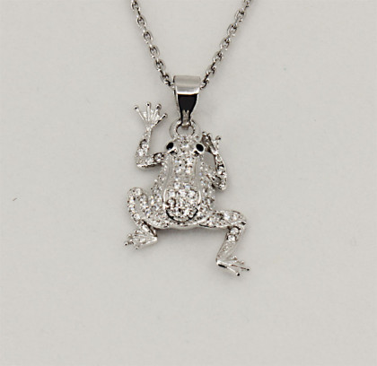 Stříbrný přívěsek Žába 3058540004