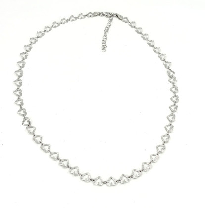 Stříbrný náhrdelník srdíčka 3131700002