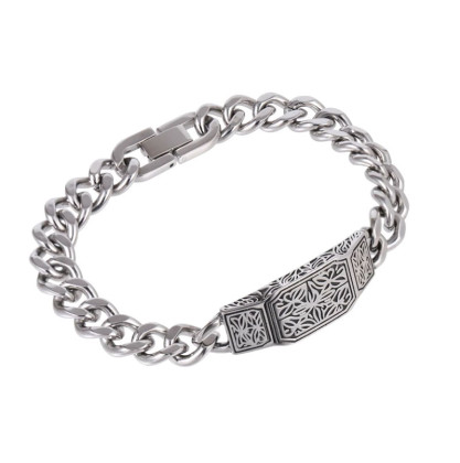 Pánský náramek z chirurgické oceli BSS160