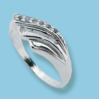 Stříbrný prsten se zirkony 1625004