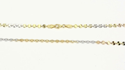 Zlatý náramek stříbro 925 3131810002