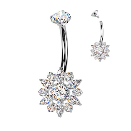 Piercing do břicha z titanu SETIN69-ST