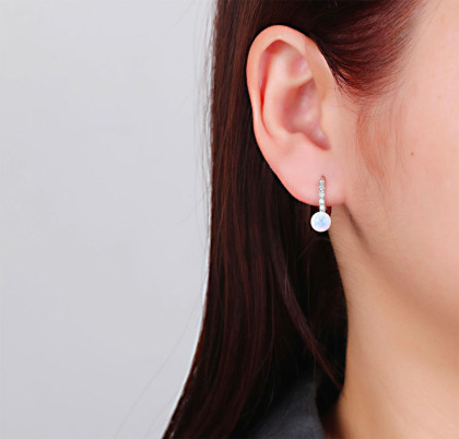 Elegantní náušnice stříbrné 313365001W