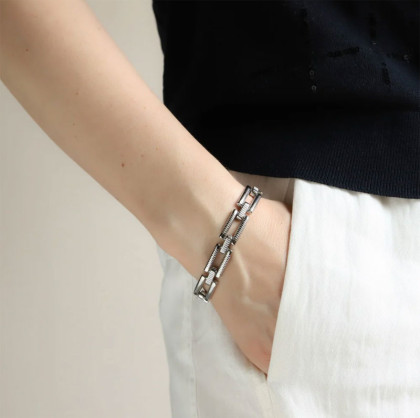 Ocelový náramek pro ženy MBSS215