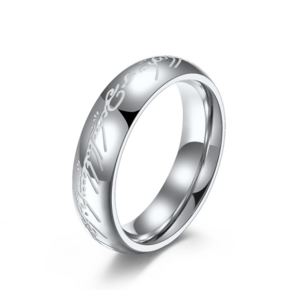 Ocelový Bilbův prsten WJHZ1419-ST