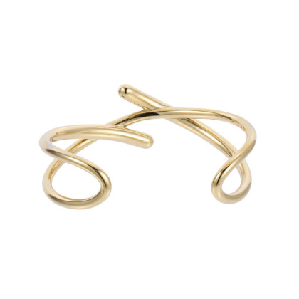 Pevný pozlacený náramek MBSG28GD