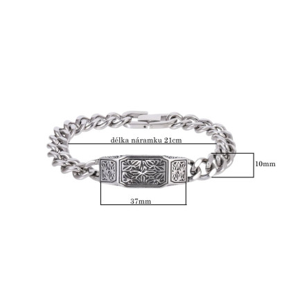 Ocelový náramek pánský BSS1060