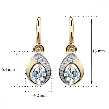 Dětské náušnice zlaté C1898Z