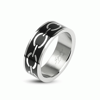 Ocelový prsten Spikes 1001