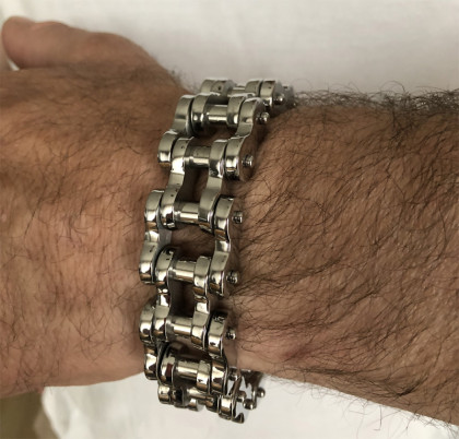 Ocelový náramek řetěz WJHB12-22