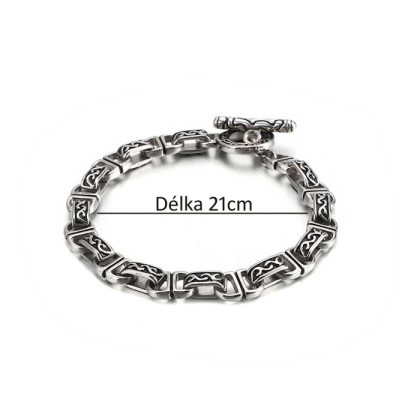 Náramek na ruku chirurgická ocel WJHB468-1