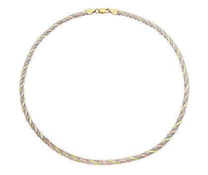 Pozlacený stříbrný náhrdelník pro ženy a dívky 3120470009