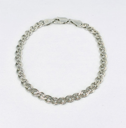 Stylový náramek na ruku stříbrný 3046760052