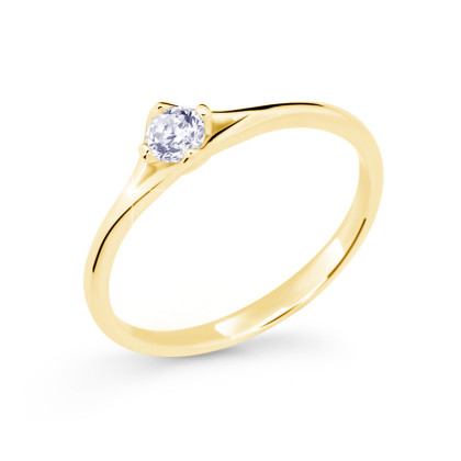 Prsten s kamínkem zlatý Z6721Z