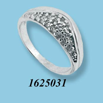 Stříbrný prsten se zirkony 1625041