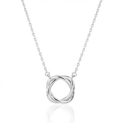 Moderní stříbrný náhrdelník pro ženy a dívky 3139940001