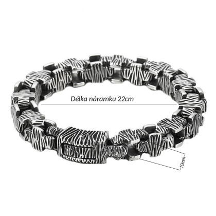 Ocelový náramek pánský WJHB821