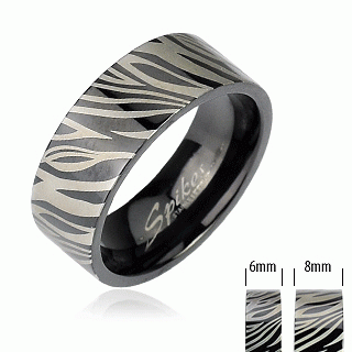 Ocelový prsten Spikes 1518