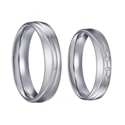 Svatební prsteny z chirurgické oceli SPPL035