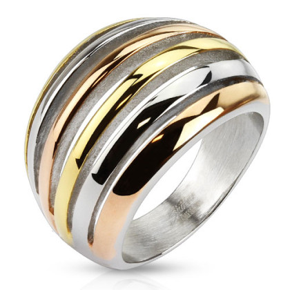 Dámský ocelový prsten Spikes 3004