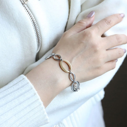 Ocelový náramek pro ženy MBSS211