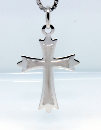 Stříbrný křížek na krk 300144