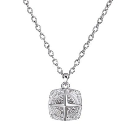 Ocelový náhrdelník směrová růžice Genco GPSS1609ST