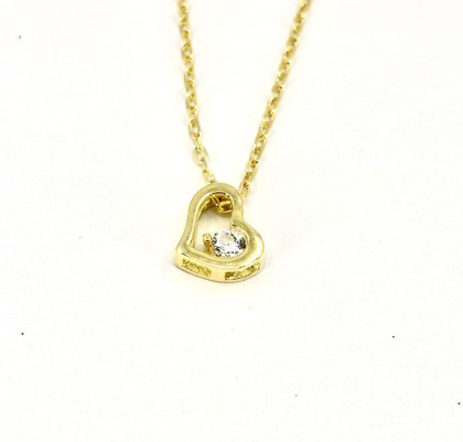 Jemný stříbrný náhrdelník srdíčko 3142940001