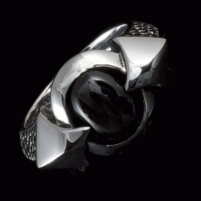 Ocelový prsten KoolKatana 024