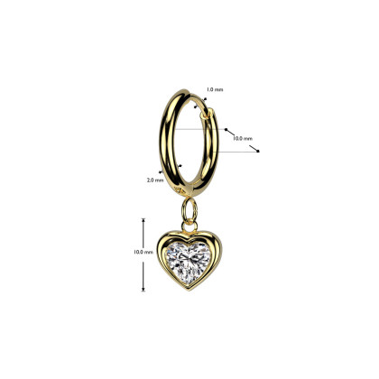 Ocelové visací náušnice SESE4654